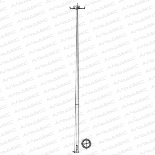 BM-35-C/18-II высокомачтовая опора