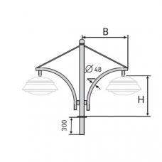 К46-1,0-1,0-1-5 кронштейн однорожковый